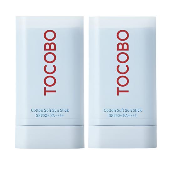

[TOCOBO] Cotton Soft Sun Stick SPF50+ PA++++ (19g) 2)1+1EA