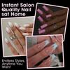 576Pcs Full Cover False Fake Nails 16 Sizes Gel Nail Tips 2026 New Nail Extension Tips  For Nail Art