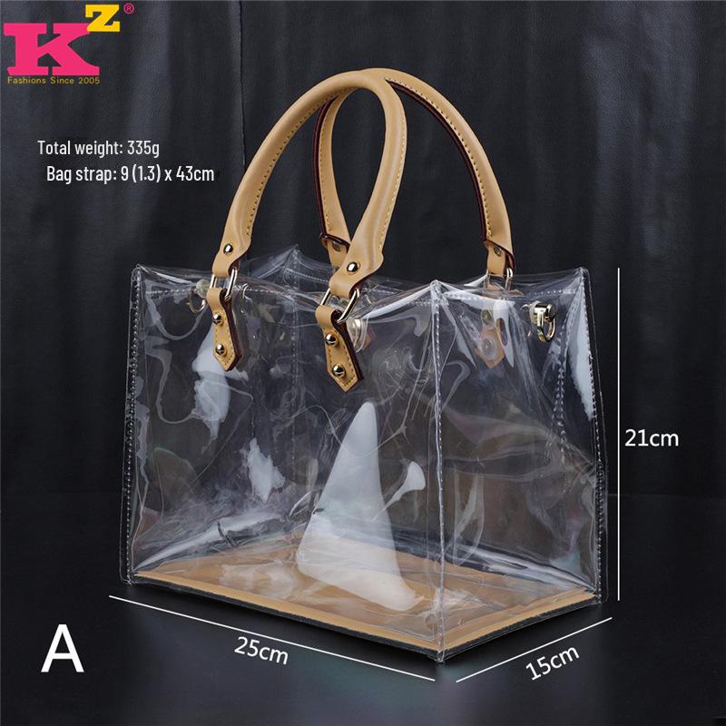 

Женские прозрачные сумки через плечо в корейском стиле большой вместимости 2023 года — универсальный дизайн для матери и ребенка