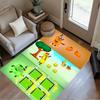 Tappeto Avventura Blocchi Numerici Adatto per Camere dei Bambini Arredare stanza Soggiorni Studio Tappeto Antiscivolo Ufficio Decorazione Casa