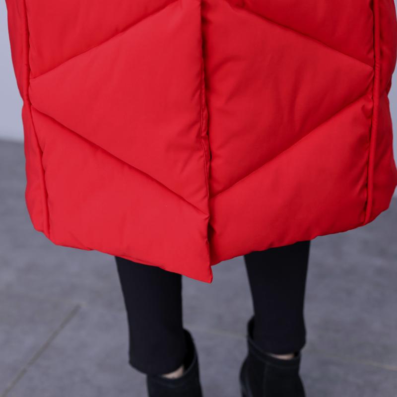 Plus Size Women's Long Jacket Winter Overcoat Fashion Loose Thick Warm Winter Coat Woman Parkas Hooded