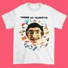 Vtg Weird Al Yankovic Face To Face Cotton Full Size Unisex White Shirt BL080
