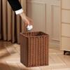 Trash Can Open Top Garbage Recycling Bin Dustbin Space Saving Wastebasket Waste Basket for