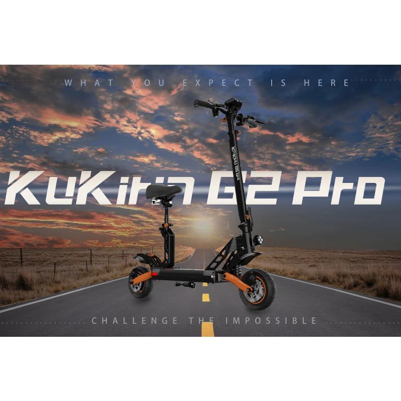 2025 KuKirin G2 PRO Elektrická koloběžka 48V 15.6AH Vysokokapacitní Silniční Elektrická Koloběžka s Velkou Baterií pro Jízdu na Dlouhé Vzdálenosti