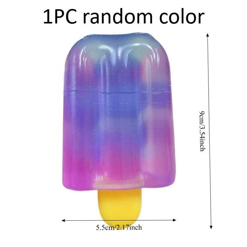 

Squishy Ice Cream Fidgets Toy Summer Popsicle Sensory Squeeze Toys Stress Relief Anxiety Relief Slow Rebound Toy Birthday Gift