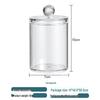 Acrylic Cotton Swab & Makeup Remover Storage Box with Lid - Transparent Square Organizer & Toothpick Holder