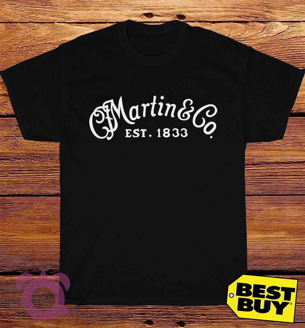 New Martin Guitars Logo Men s Funny T-Shirt Made In USA Size S to 5XL S