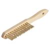 Vorstahl Brass Hand Wooden Wire Brush for Gap Cleaning