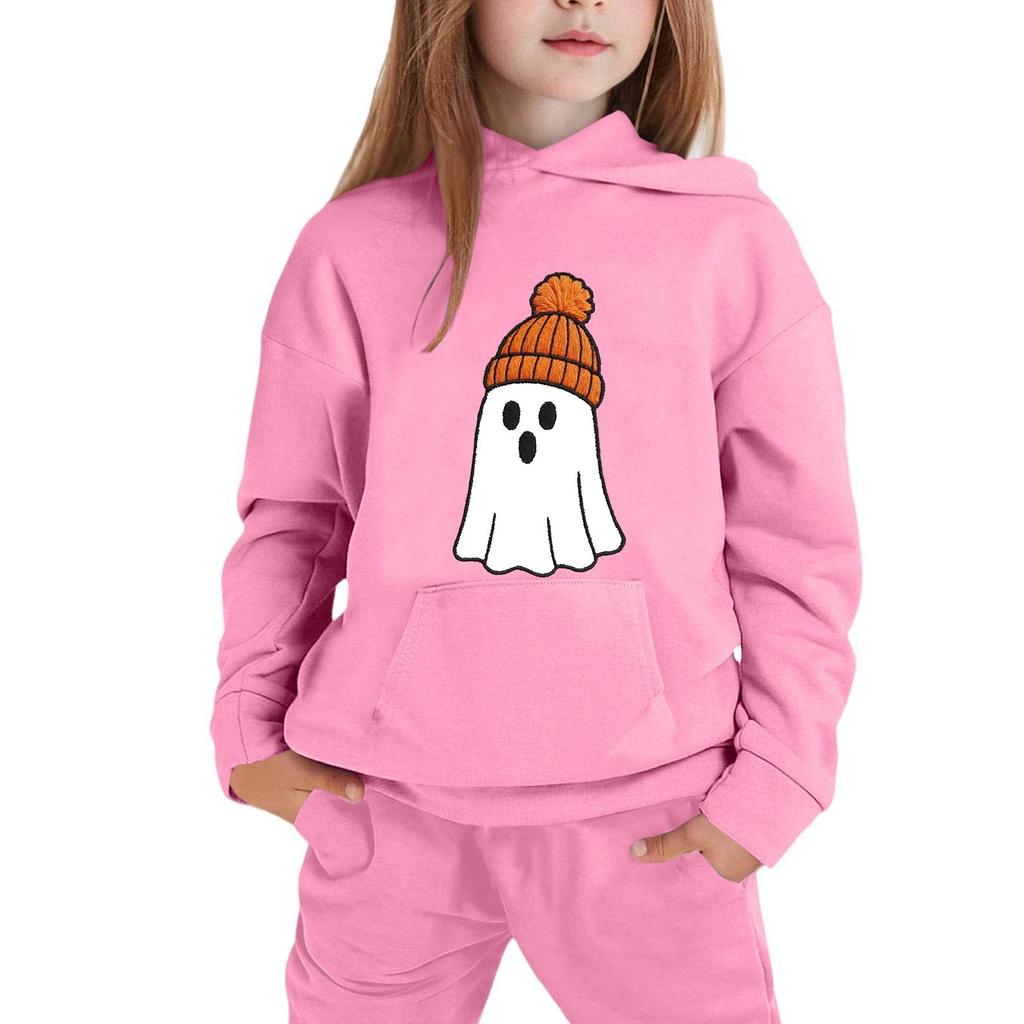 Children's Hoodie with Halloween Print for Casual Wear