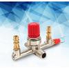 Double Outlet Tube Alloy Air Compressor Switch Pressure Regulator Valve Fit Part
