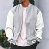 Stile Invernale Uomo Plus Velluto Taglia Europea Felpa Cardigan Giacca da Baseball