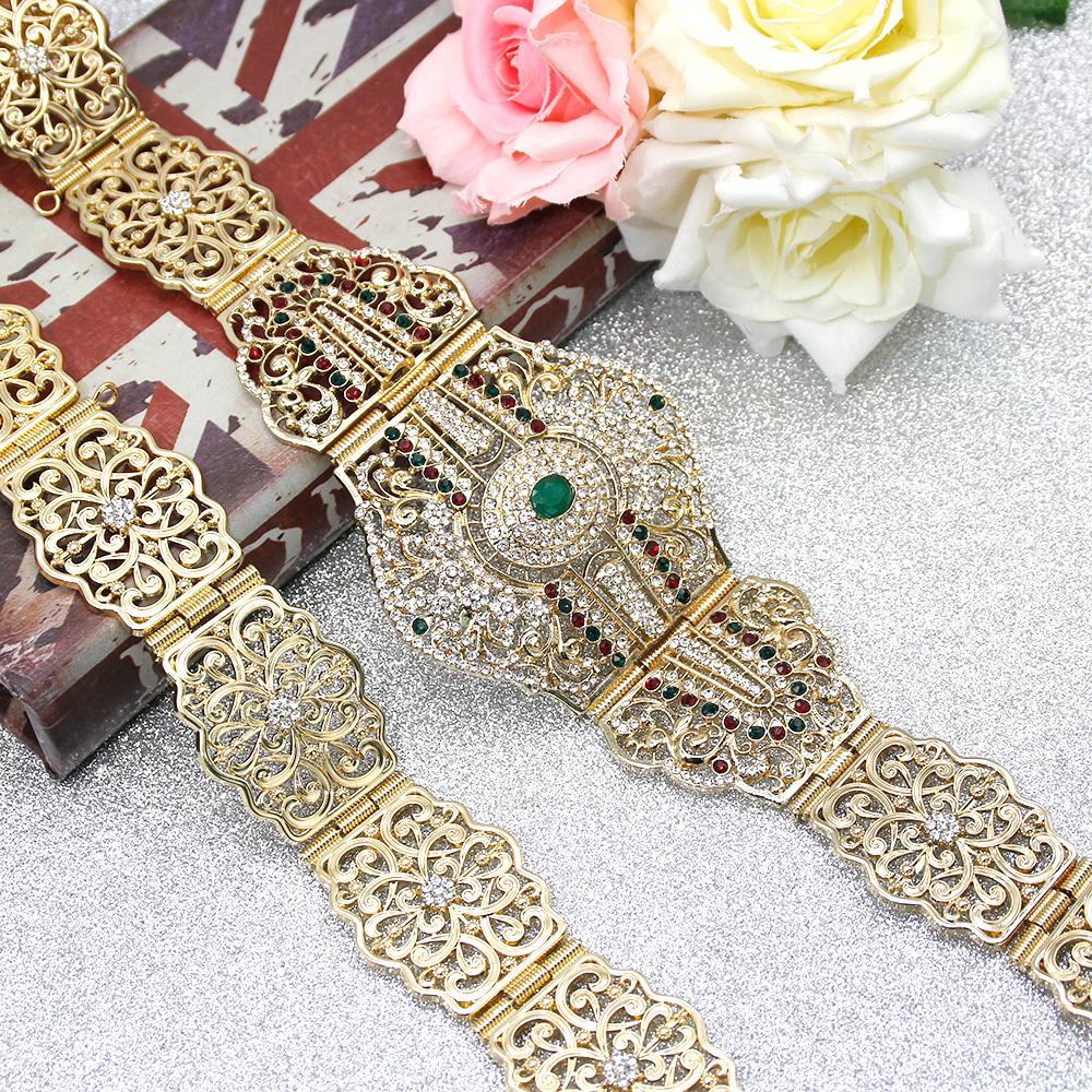 Gürtel für Frauen, voller Strass, Robe, Taillenkette, ethnischer Hochzeitsschmuck, Geschenk