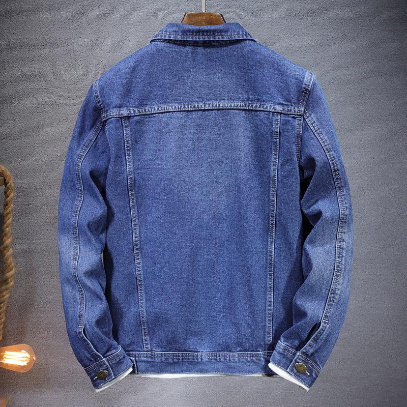 Spring 2024 Men's Korean Style Denim Jacket – Trendy, Fashionable, Casual Youth Coat