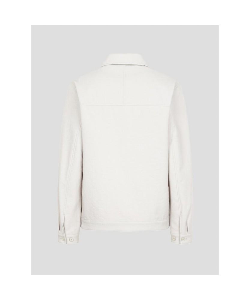 Beanpole Men Twill Banding Trucker Jacket Ivory