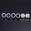 Bright Magnetic Ear Clips Men's Trendy Light Luxury High-grade Earrings No Ear Piercings and Painless Earrings