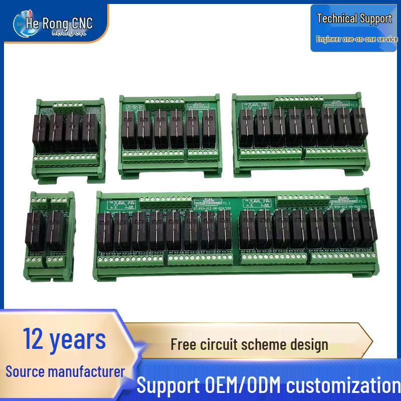 Signal Isolation Relay Module: Amplification Board with Normally Open & Closed Circuits