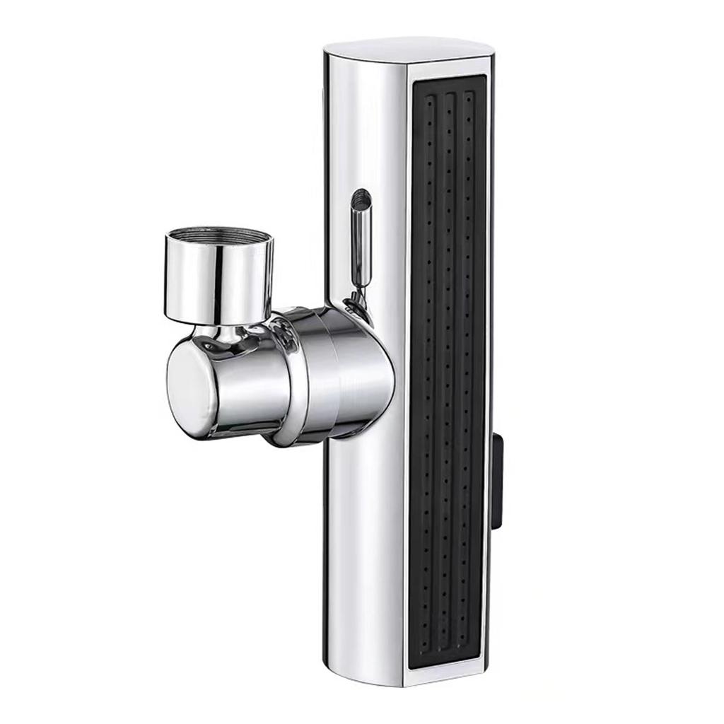 Waterfall Kitchen Faucet 2.2cm Modern Design Thread Anti-Splash Device Rotary Bubbler Booster Extension Spout Universal Fitting