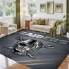 Las Vegas Raiders Design Crystal Velvet Rug Soft Decorative Mat for Bedroom Entrance