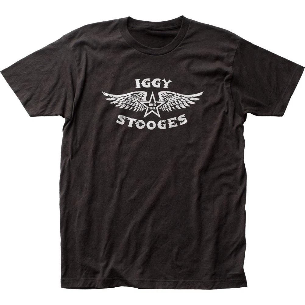 Iggy Pop Iggy & The Stooges Mens T Shirt Music Classic Rock Band Tee New Black L