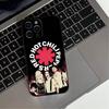 Red Hot C-Chili Peppers Band  Phone Case For iPhone 17,16,15,14,13,12,11 Plus,Pro Max,XS,Soft Silicone Black Cover