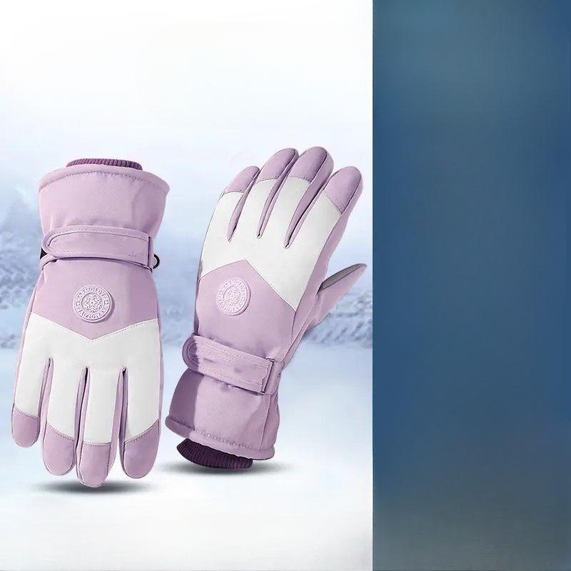 New Fleece-thickened Practical Cotton Gloves for Men and Women Winter Wool Touch Screen Warm Gloves for The Elderly