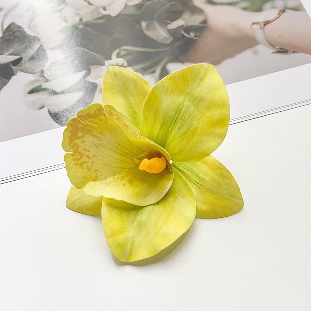 Artificial Magnolia Hair Barrettes Do Not Hurt Hair Hairpins Hearwear Beach Party Hawaiian