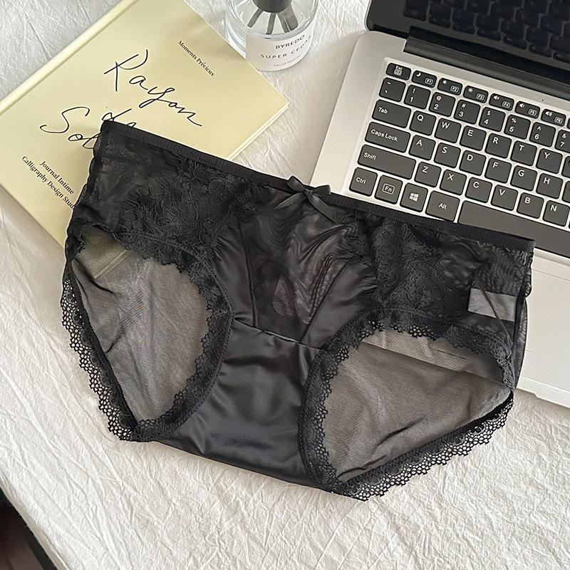 Damen Neue Hochwertige Satin Reine Begierde Spitze Hüftlift Sexy Unterwäsche