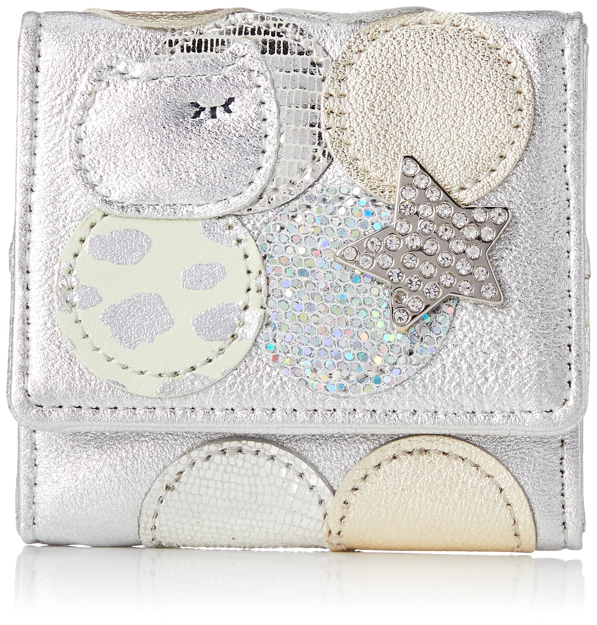 

Mini Wallet Coin Case Coin Purse New [Tsumori Chisato] Multi-Dot Women s срібний