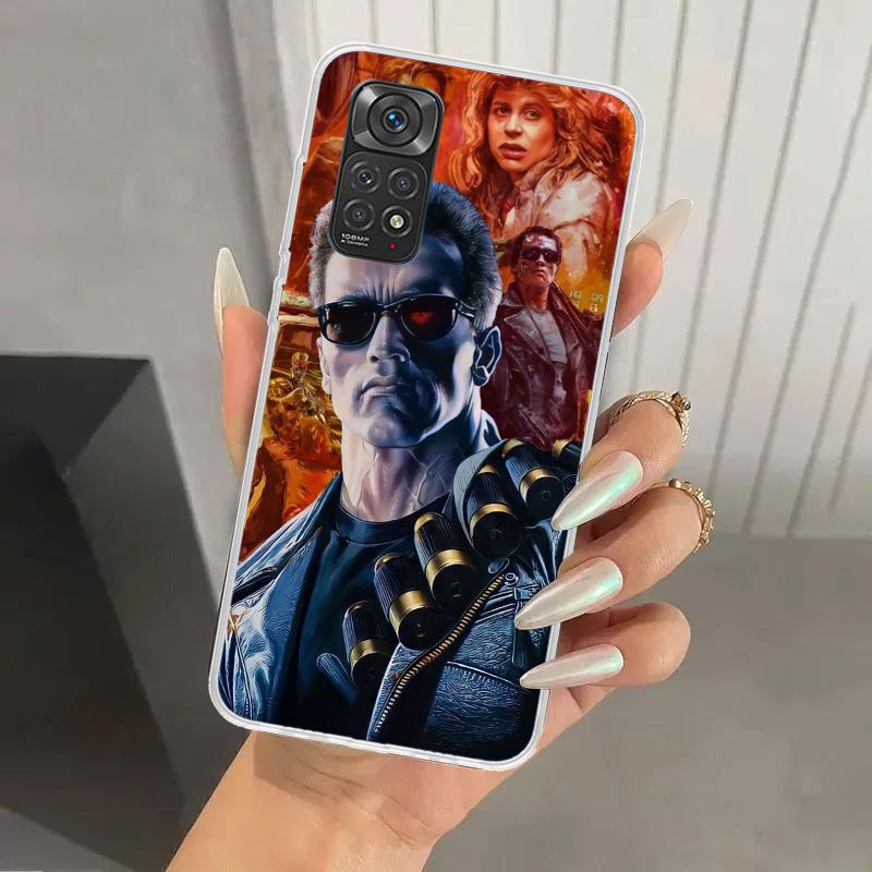 Arnold Schwarzenegger Terminator Phone Case for Xiaomi Redmi Note 15 14 14S 13 12S 12 Pro 11S 11 Plus 11T 11E 10S Soft Funda Pri