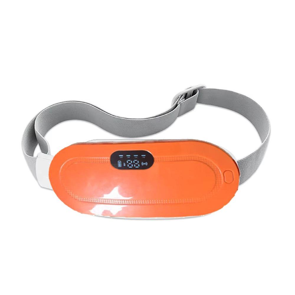LED Display Electric Warm Waist Belt 4 Gear Massage Vibrating Abdominal Massager  Body Shaping