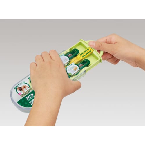 Skater Ania 23 Trio Set of Chopsticks, Spoon, and Fork for Children, Antibacterial, Made In Japan, TACC2AG-A