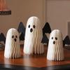 1PC Halloween Ghost Honeycomb Ball Decoration Paper Ghost Ornament with Wings Hanging & Tabletop Decor Party Atmosphere Supplies