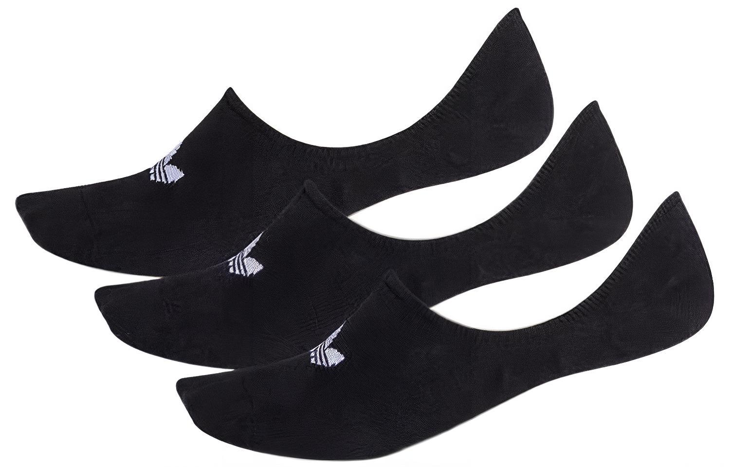 Adidas Originals Ankle Socks Unisex 3 Pack Black FM0677 M
