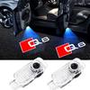 For S662pcs LED Car Door Laser Projector Lamp Accessories for Audi Q8 2019 Logo Auto Welcome Courtesy Ghost Shadow Light Decoration