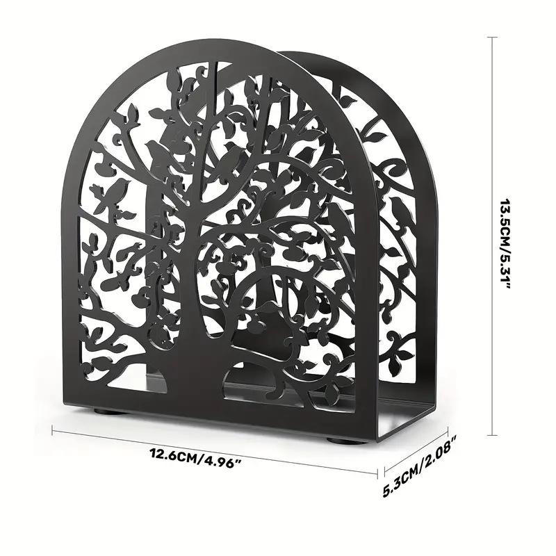 Shein Metall Vogel Baum Serviettenhalter für Schreibtisch und Tisch.