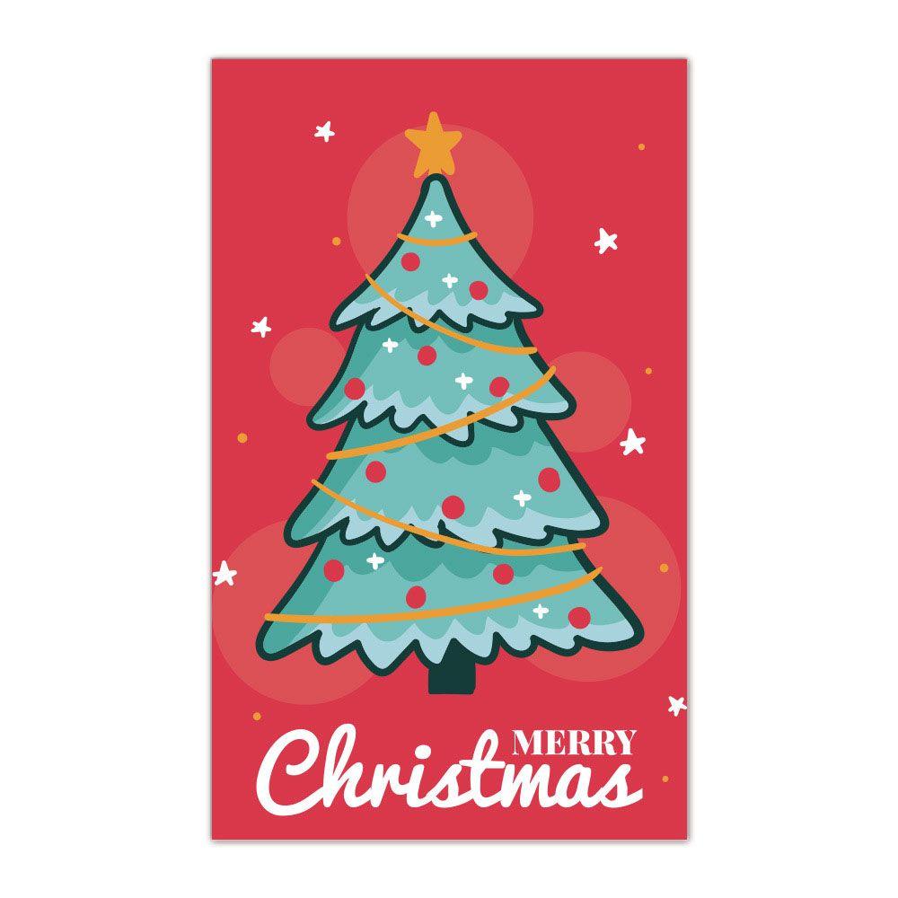 Insert Santa Claus Snowman Greeting Postcard Merry Christmas Card Message Note Cards Happy New Year