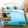 Cute Mafalda Cartoon Bedding Duvet Cover Set 3Pcs Fashion Printed Bed Set Single Double Queen King Size Pillowcase