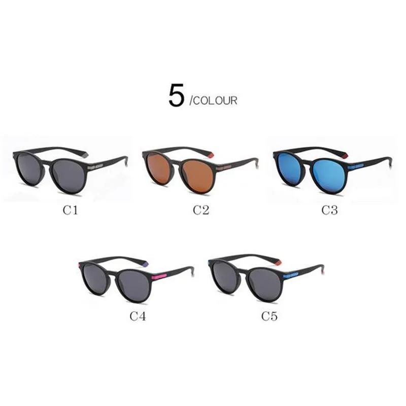 Outdoor Sport Round Myopia Lens Prescription Sunglasses Men Polarized Driving Anti-Glare Myopes Lunettes 0 -0.5 -0.75 To -6.0