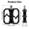 Carbon Fiber Pedal Ultralight MTB Titanium Shaft 3 Bearings Road Bike Pedal Anti Slip Racing Pedal