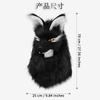 Halloween party simulation plush canine wolf head half face mask Viking medieval costume headgear props