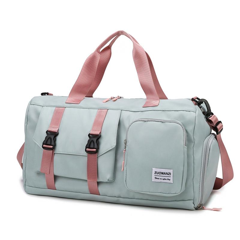 Large-capacity Travel Bags Can Be Set with Tie Rods, Fitness Bags, Independent Shoe Warehouses, Travel Boarding Bags, Waterproof Handbags