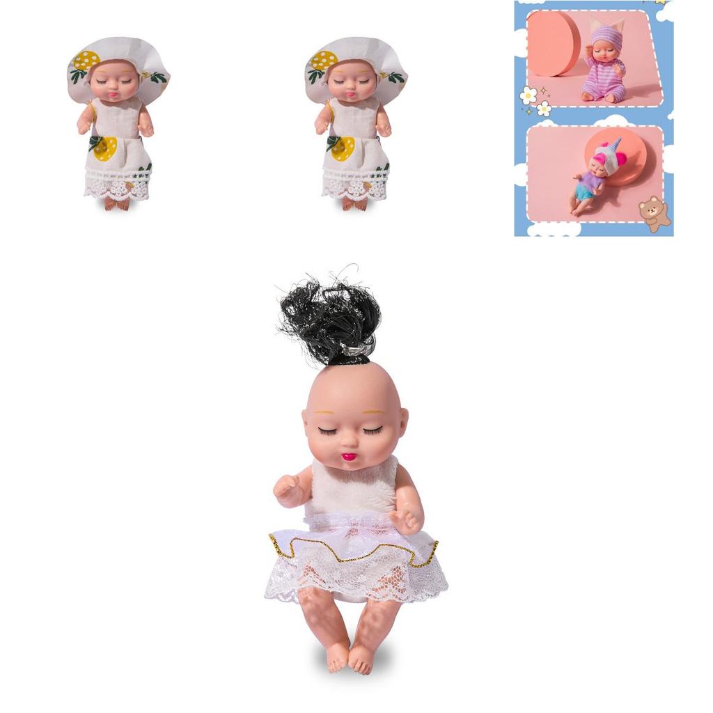 Reborn Sleeping Doll Girl Pvc Bjd Toy With Adjustable Joints And Soft Clothes