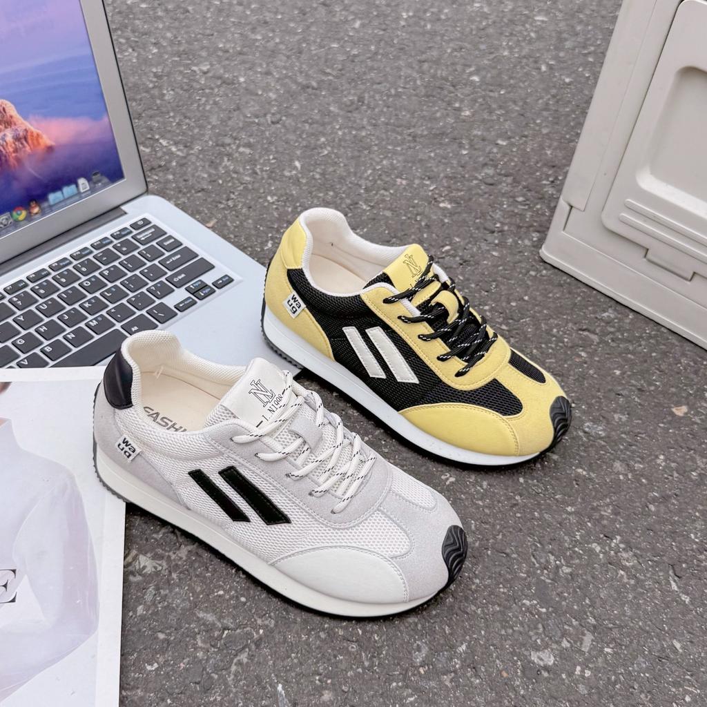 Breathable mesh German training shoes women's 2025 summer new versatile flat-bottomed casual sports shoes women's retro Forrest Gump shoes women