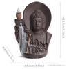Chinese Style Backflow Incense Burner, Sculpture Purple Sand, Aromatherapy Furnace, Home Decor, Tibetan Buddha, Bodhisattva, 1Pc