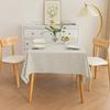 Cloth Water-proof Dust-proof Anti-static Rectangular Disposable Table Cloth Four Seasons Universal Slub Linen Household Coffee Table Cover Cloth