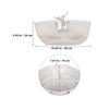 Rattan Basket Liner Replacement Cloth Insert Washable Reusable Farmhouse Decorative Picnic Basket Liner for Wicker Storage