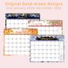 2026 Wall Calendar 14" X 11" Large Calendar with Hanging Hook January 2026 - December 2026 12-Month Planner for Organizing
