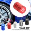4pcs Car Tire Valve Stem Cover Aluminum Wheel Air Valve Cap For 0dfe Sline A6 Q7 A7 A8 A3 RS A1 A5 A4 Quattro Q5 Q3 TT Dfe0