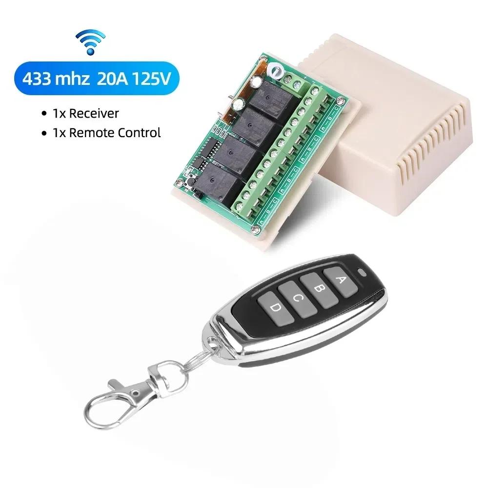433 MHz Universāla Bezvadu Tālvadības Pults
