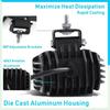4" Inch LED Pods Light Spot Flood Beam 9V-30V Work Fog Driving Lights Bar for Car Motorcycle ATV UTV SUV Off Road 4x4 Boat Truck